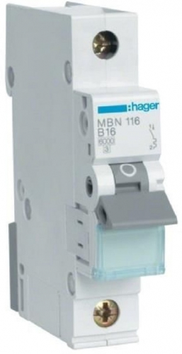 Выключатель автоматический Hager 1п 32A C 4.5кА  картинка