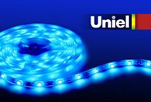 Светодиодная лента 220В Uniel ULS-2835-60LED/m-10mm-IP67-220V-8W/m-50M-BLUE Uniel — купить по цене от 160 ₽ | ПрофБезопасность
