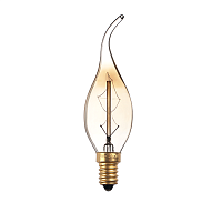Лампа накаливания JazzWay Retro CA35 Свеча на ветру GOLD 220В Е14 40Вт 400Лм 2700К 35х116 JazzWay — купить по цене от 170 ₽ | ПрофБезопасность