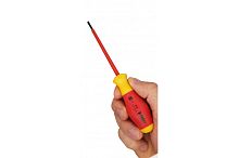 Отвертка диэлектрическая шлицевая SL3.0х0.5х100 Felo 91303090 Felo — купить по цене от 750 ₽ | ПрофБезопасность