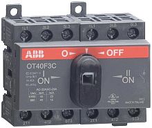 Рубильник реверсивный ABB OT40F3C 3п 40А с ручкой