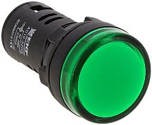 Сигнальная лампа светодиодная EKF PROxima AD16-22HS 22мм 24В зеленый картинка
