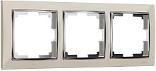 Рамка универсальная Werkel Snabb 3-м. слоновая кость/хром Werkel — купить по цене от 680 ₽ | ПрофБезопасность