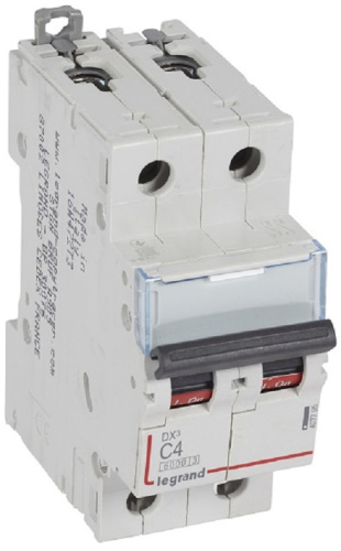 Выключатель автоматический Legrand DX3-E 6000 2п 4А C 6кА