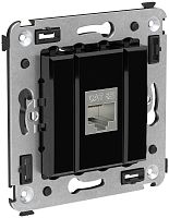 Розетка компьютерная экранированная без рамки DKC Avanti 1-м. RJ45 5е черный квадрат DKC — купить по цене от 1&nbsp;240 ₽ | ПрофБезопасность