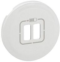 Лицевая панель Legrand Celiane для 2-м. розетки USB белый Legrand — купить по цене от 2&nbsp;249 ₽ | ПрофБезопасность