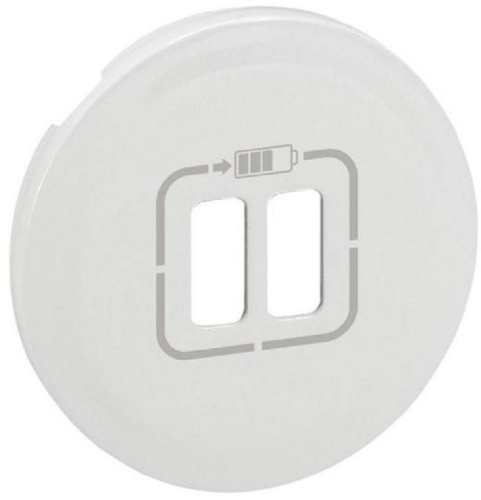Лицевая панель Legrand Celiane для 2-м. розетки USB белый Legrand — купить по цене от 2&nbsp;249 ₽ | ПрофБезопасность