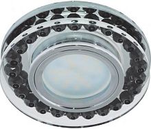 Светильник встраиваемый Fametto/Peonia DLS-P102 GU5.3 CHROME/BLACK 65мм/35Вт Fametto — купить по цене от 353 ₽ | ПрофБезопасность