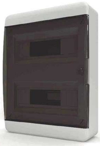 Бокс пластиковый Tekfor ЩРН-П-24 BNK 40-24-1 (385х290х102мм) IP41 прозрачная дверца