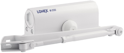 Дверной доводчик Нора-М 330 Lonex белый Нора-М — купить по цене от 1&nbsp;490 ₽ | ПрофБезопасность