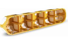 Коробка установочная KOPOS СП 68х351х50мм IP30 гипрок желтый