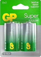 Элемент питания GP LR20 Super Alkaline (13AA21-BC2) 2шт (упак) D (батарейка) GP — купить по цене от 430 ₽ | ПрофБезопасность