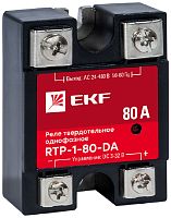 Реле твердотельное EKF PROxima RTP-80-DA 80А 230В DC