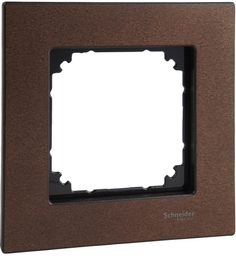 Рамка универсальная Schneider Electric Merten M-Elegance 1-м. дерево орех  Schneider Electric — купить по цене от 100 ₽ | ПрофБезопасность