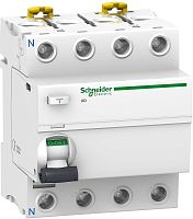 Выключатель дифференциального тока УЗО Schneider Electric Acti9 iID 4п 80А 30мА 6,0кА тип AC
