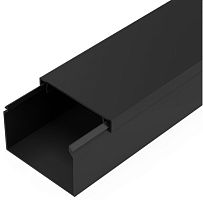 Кабель-канал Промрукав 60x40мм (2000мм) черный (уп. 18м.)