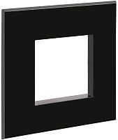 Рамка универсальная DKC Avanti 1-м. черный квадрат картинка
