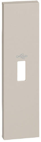 Лицевая панель Legrand BTicino Living Now для 1-м. 1 мод. розетки USB песочный Legrand — купить по цене от 615 ₽ | ПрофБезопасность