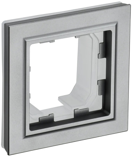 Рамка универсальная IEK Brite РУ-1-БрС-44 1-м. IP44 сталь IEK — купить по цене от 105 ₽ | ПрофБезопасность