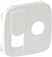 Лицевая панель Legrand Valena Allure для 2-м. розетки TV+RJ45 белый