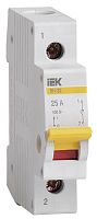 Выключатель нагрузки (мини-рубильник) IEK KARAT ВН-32 1п 25А тип AC
