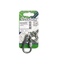 Карабин с предохранительной гайкой Fibox DIN5299D 6мм (1шт)