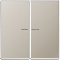 Лицевая панель Jung LS990 metal для 2-кл. выключателя с подсветкой сталь Jung — купить по цене от 5&nbsp;029 ₽ | ПрофБезопасность