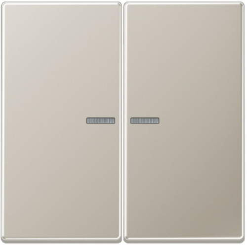 Лицевая панель Jung LS990 metal для 2-кл. выключателя с подсветкой сталь Jung — купить по цене от 5&nbsp;029 ₽ | ПрофБезопасность