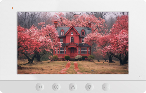 Монитор видеодомофона Tantos Like HD Wi-Fi белый фото 3