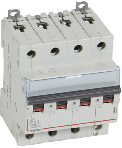 Выключатель автоматический Legrand DX3-E 10000 4п 20А C 16кА
