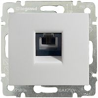 Розетка телефонная без рамки Legrand Valena 1-м. RJ11 белый Legrand — купить по цене от 885 ₽ | ПрофБезопасность