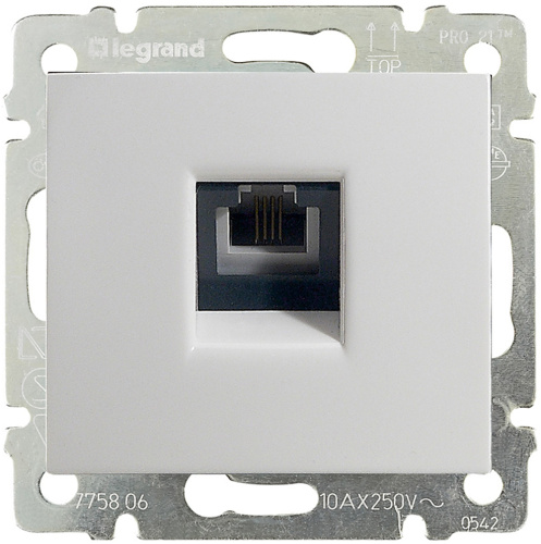 Розетка телефонная без рамки Legrand Valena 1-м. RJ11 белый Legrand — купить по цене от 885 ₽ | ПрофБезопасность