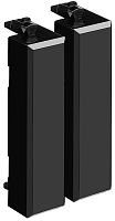 Комплект модульных заглушек DKC Avanti 0.5 мод. черный квадрат