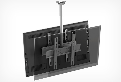 Кронштейн для ТВ потолочный Holder PR-102 32"-65" поворот 360° фото 3