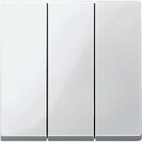 Лицевая панель Schneider Electric Merten System M для 3-кл. выключателя полярно-белый Schneider Electric — купить по цене от 1&nbsp;499 ₽ | ПрофБезопасность