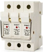 Держатель плавких вставок с индикацией CHINT 3п RT28N-32X 10х38мм