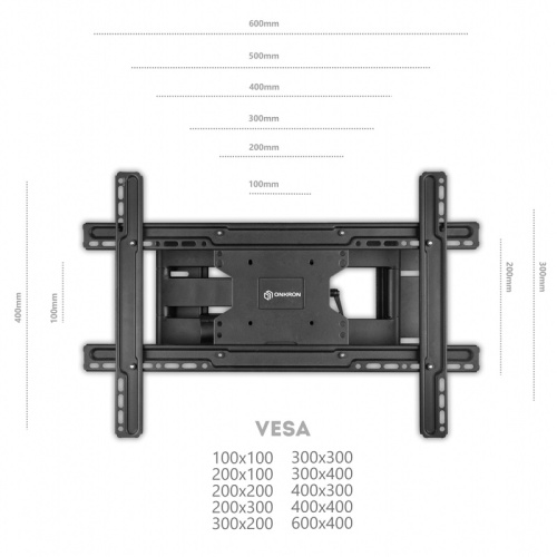 Кронштейн для ТВ Onkron M7L 40"-60" поворотный фото 7