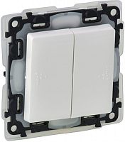 Переключатель без рамки Legrand Valena Life 2-кл. проходной IP44 белый Legrand — купить по цене от 1&nbsp;695 ₽ | ПрофБезопасность