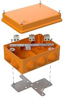 Коробка огнестойкая Промрукав 120x80x50мм под винт 6x6мм IP55 оранжевый картинка