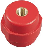 Изолятор силовой шинный IEK SM25 (М6) красный