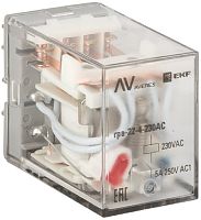 Реле промежуточное EKF Averes RPA22/4 5А 220В AC