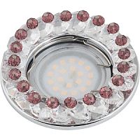 Светильник встраиваемый Fametto/Peonia DLS-P115 GU5.3 CHROME/CLEAR+PURPLE 55мм/50Вт Fametto — купить по цене от 327 ₽ | ПрофБезопасность