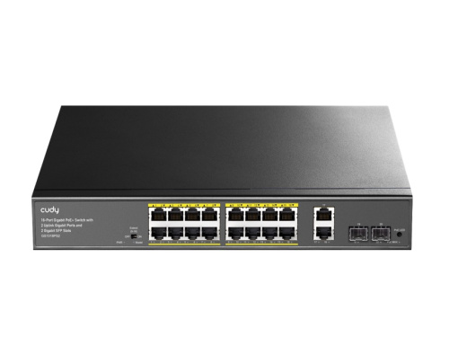 Коммутатор Cudy GS1018PS2 PoE 200Вт Cudy — купить по цене от 16&nbsp;500 ₽ | ПрофБезопасность