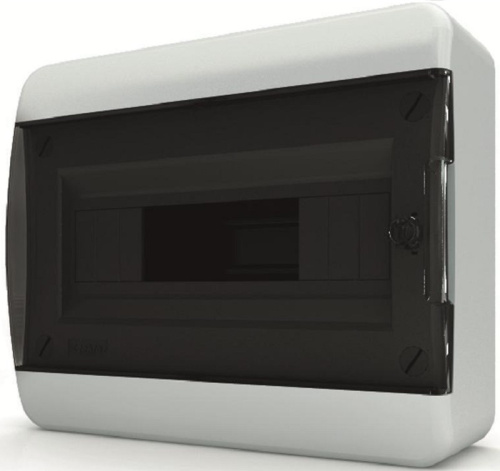 Бокс пластиковый Tekfor ЩРН-П-12 BNK 40-12-1 (240х290х102мм) IP41 прозрачная дверца