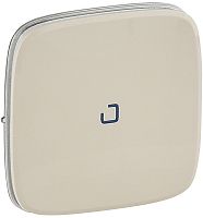 Лицевая панель Legrand Valena Allure для 1-кл. выключателя с подсветкой слоновая кость
