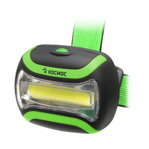 Фонарь налобный Космос High tech 3Вт LED 3хАА COB  Космос — купить по цене от 395 ₽ | ПрофБезопасность