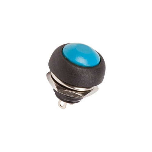 Выключатель-кнопка Rexant 250V 1А (2с) (ON)-OFF Б/Фикс синяя Micro картинка
