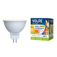 Лампа светодиодная Volpe LED-JCDR-5W/WW/GU5.3/S 5Вт 220В GU5.3 3000К Volpe — купить по цене от 100 ₽ | ПрофБезопасность