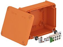 Коробка огнестойкая OBO FireBox T160E 16-5 190x150x77мм 5x16мм IP65 оранжевый картинка
