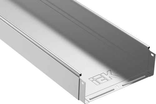 Лоток неперфорированный IEK ESCA 150х80х3000 сталь 0,7мм